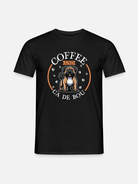Coffee and Ca de Bou - Men's T-Shirt - black