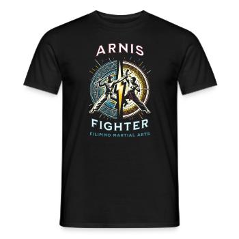 Arnis Kali Eskrima Entraînement de boxe philippine - T-shirt homme - noir - Devant - AI Model Male 178 light (178cm)