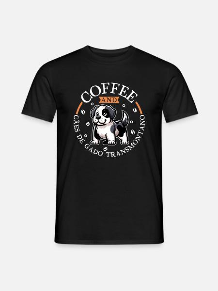 Coffee and Transmontano - Men's T-Shirt - black