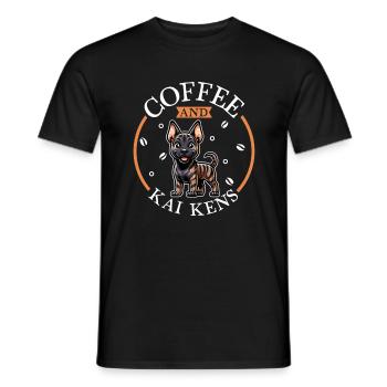 Kaffee und Kai Ken - Männer T-Shirt - Schwarz - Vorne - AI Model Male 178 light (178cm)