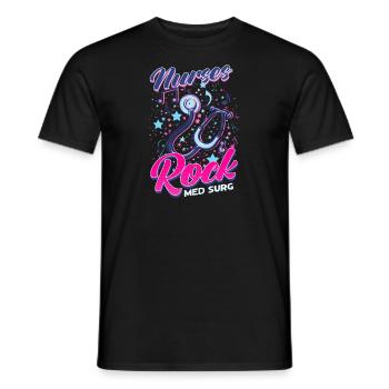 Med Surg Krankenschwester Krankenschwestern Rock Med Surg - Männer T-Shirt - Schwarz - Vorne - AI Model Male 178 light (178cm)