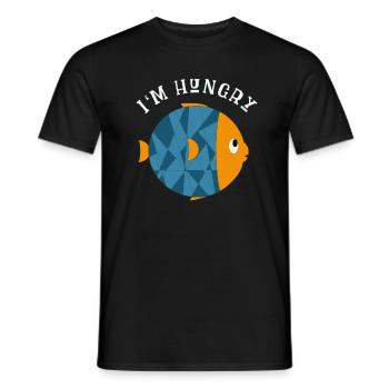 Süßer kleiner Fisch - Männer T-Shirt - Schwarz - Vorne - AI Model Male 178 light (178cm)
