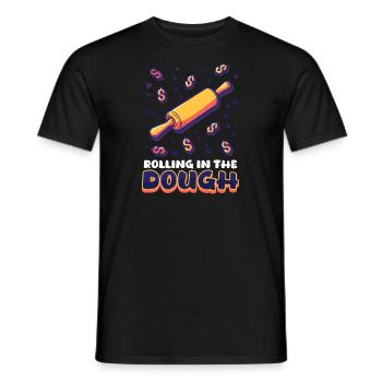Bake Rolling In The Dough - Men's T-Shirt - black - Front - AI Model Male 178 light (178cm)
