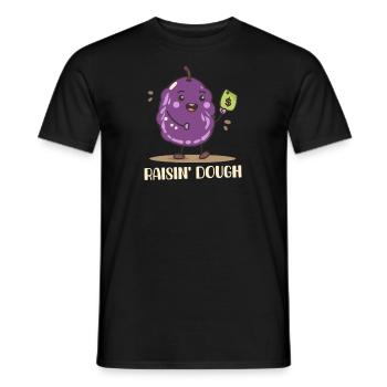 Bake Raisin' Dough - Men's T-Shirt - black - Front - AI Model Male 178 light (178cm)