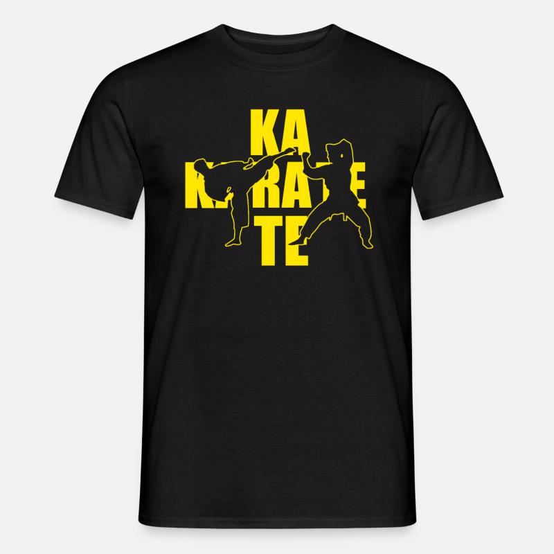 Karate - Männer T-Shirt - Schwarz