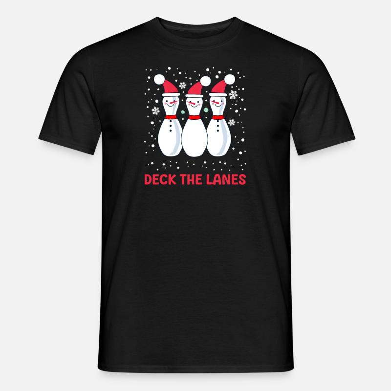 Bowling Deck Les Pistes - T-shirt homme - noir