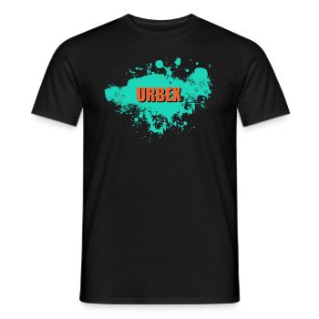 URBEX - Urban Explorer - Männer T-Shirt - Schwarz - Vorne - AI Model Male 178 light (178cm)