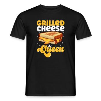 Grilled Cheese Sandwich Queen - Männer T-Shirt - Schwarz - Vorne - AI Model Male 178 light (178cm)
