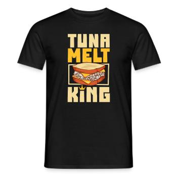 Tuna Melt Sandwich King - Männer T-Shirt - Schwarz - Vorne - AI Model Male 178 light (178cm)