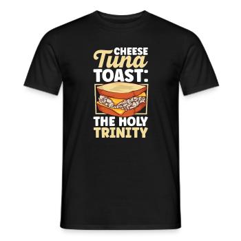 Die heiligen drei - Tuna Melt Sandwich - Männer T-Shirt - Schwarz - Vorne - AI Model Male 178 light (178cm)
