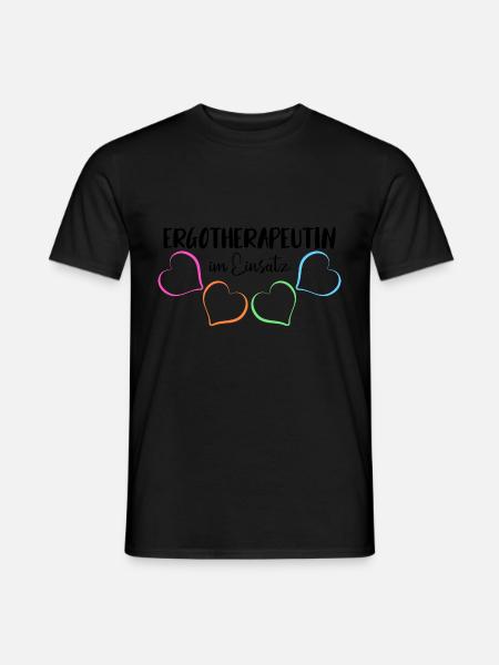 ERGOTHERAPEUTIN ERGOTHERAPIE - Männer T-Shirt - Schwarz