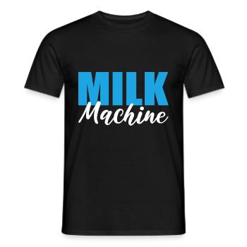 Milk Machine Breastfeeding Mother Poison - Men's T-Shirt - black - Front - AI Model Male 178 light (178cm)