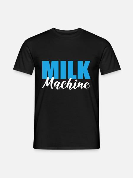 Milk Machine Breastfeeding Mother Poison - Men's T-Shirt - black