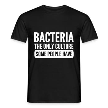 La seule culture. Poison pour personne honnête - T-shirt homme - noir - Devant - AI Model Male 178 light (178cm)