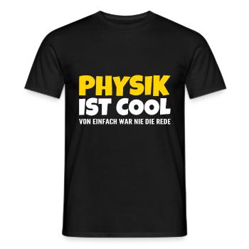theoretischer physiker physik cool geschenkidee - Männer T-Shirt - Schwarz - Vorne - AI Model Male 178 light (178cm)