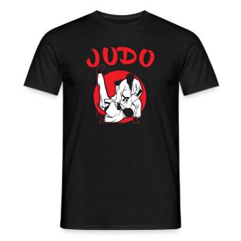 judo - T-shirt homme - noir - Devant - AI Model Male 178 light (178cm)