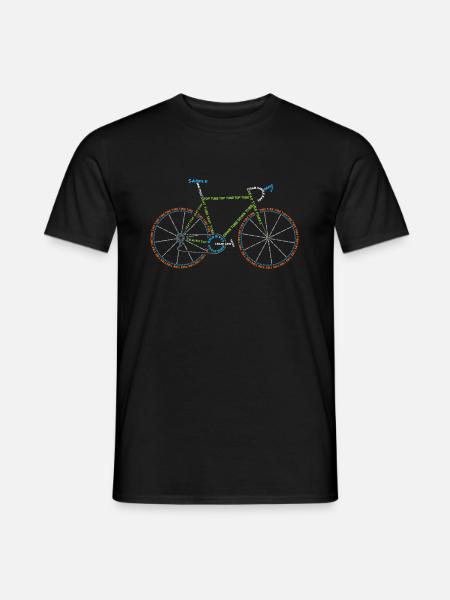 Bicycle lover gift - Men's T-Shirt - black