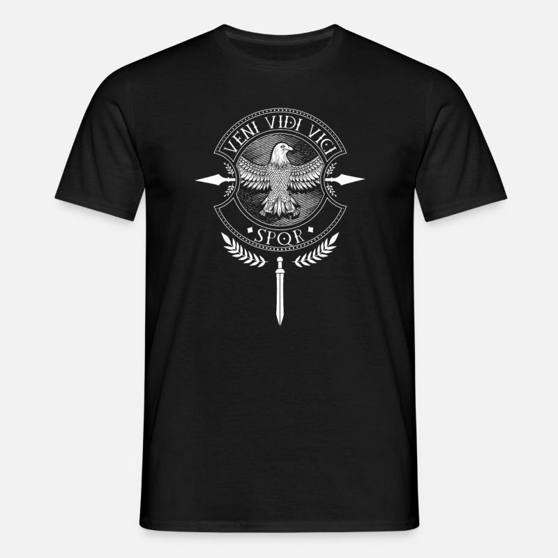Gladius och Eagle - Veni Vidi Vici - T-shirt herr - svart