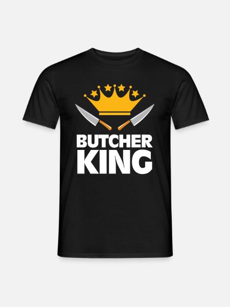 Butcher Butcher King - Men's T-Shirt - black