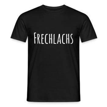 Frechlachs, Frechdachs - Männer T-Shirt - Schwarz - Vorne - AI Model Male 178 light (178cm)