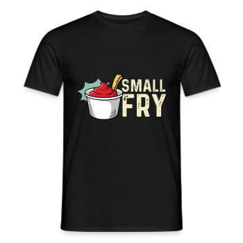 Kleine Braten Server oder Kellnerin Geschenk - Männer T-Shirt - Schwarz - Vorne - AI Model Male 178 light (178cm)