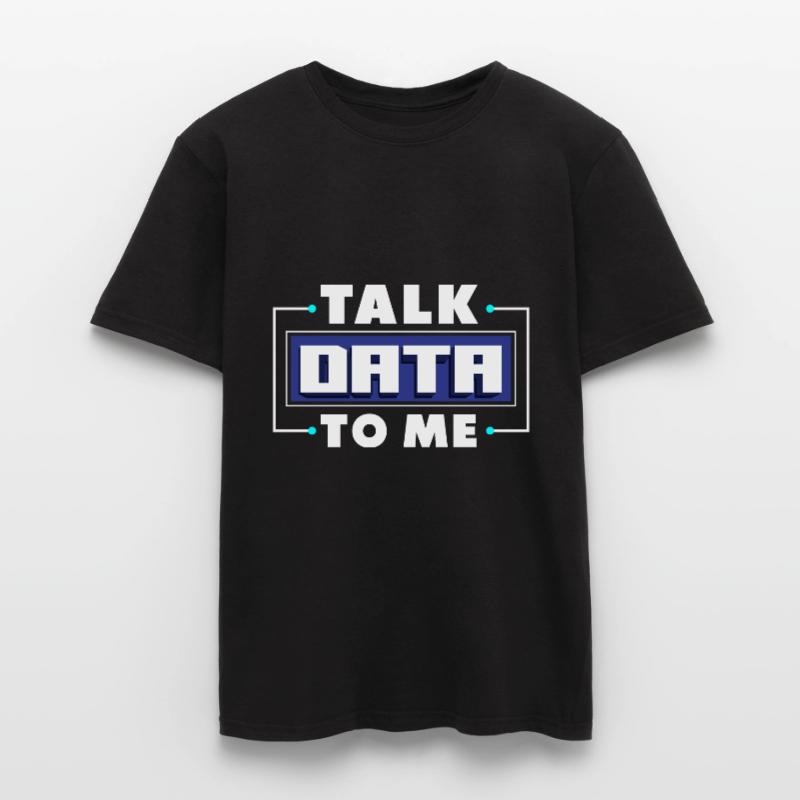 Daten-Analytik Daten-Engineering Sprechen Sie mit Männer T-Shirt