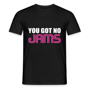 Je n’ai pas de jams mélomanes poison - T-shirt homme - noir - Devant - AI Model Male 178 light (178cm)