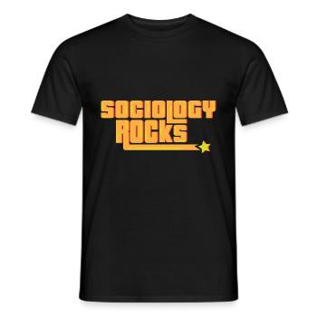 Sociologie Rock Anthropologist Gift - T-shirt homme - noir - Devant - AI Model Male 178 light (178cm)