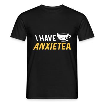 J’ai peur des amateurs de thé. Poison - T-shirt homme - noir - Devant - AI Model Male 178 light (178cm)