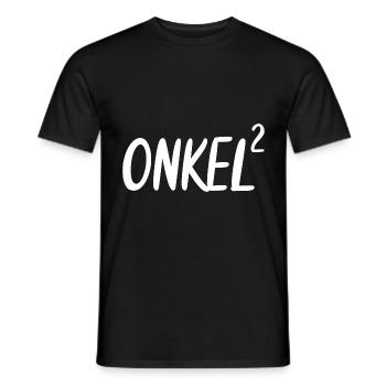 Onkel Hoch 2 Zweifacher zwei 2 Enkelkindern - Männer T-Shirt - Schwarz - Vorne - AI Model Male 178 light (178cm)