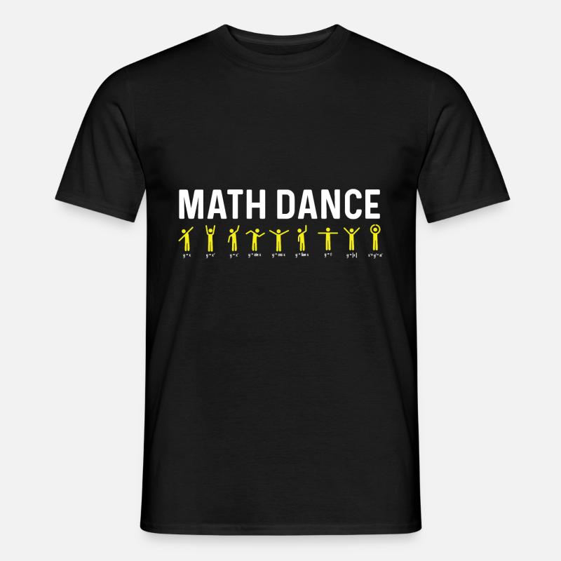 Math Dance. Math Teacher Poison - Men’s T-shirt - black