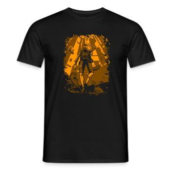 Taucher Tauchen Schnorcheln unter Wasser Scuba - Männer T-Shirt - Schwarz - Vorne - AI Model Male 178 light (178cm)