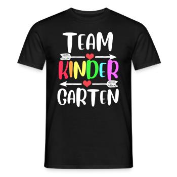 Kindergarten Team - Männer T-Shirt - Schwarz - Vorne - AI Model Male 178 light (178cm)