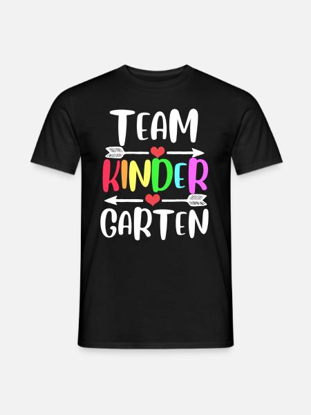 Kindergarten Team - Männer T-Shirt - Schwarz