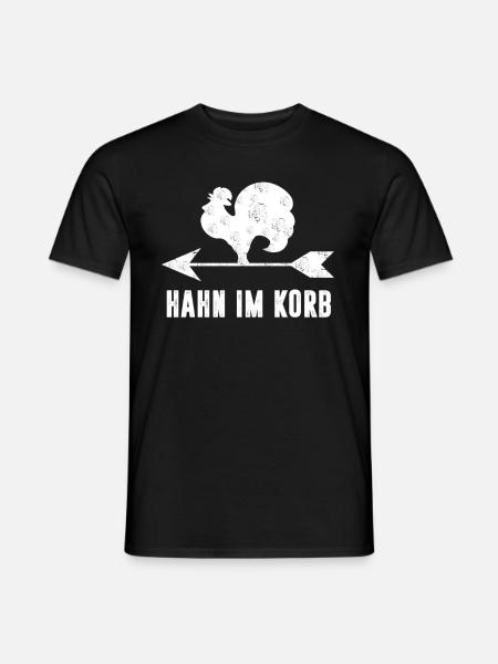 Hahn im Korb - Männer T-Shirt - Schwarz
