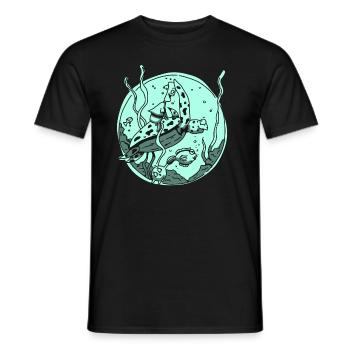 Beste Freunde - Männer T-Shirt - Schwarz - Vorne - AI Model Male 178 light (178cm)
