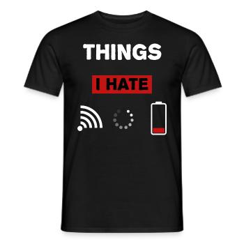 Gaming WLAN Gamer Geschenkidee - Männer T-Shirt - Schwarz - Vorne - AI Model Male 178 light (178cm)