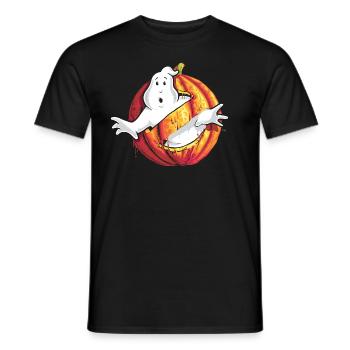 SOS Fantômes Halloween Logo - T-shirt homme - noir - Devant - AI Model Male 178 light (178cm)