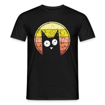 Get out of my way you unnecessary social contact - Men's T-Shirt - black - Front - AI Model Male 178 light (178cm)