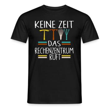 Leiter vom Rechenzentrum Garten Gärtner Gartenbau - Männer T-Shirt - Schwarz - Vorne - AI Model Male 178 light (178cm)