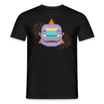 Mr. Stretchy - Männer T-Shirt - Schwarz - Vorne - AI Model Male 178 light (178cm)