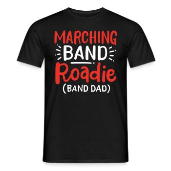 Marching Band Roadie - Männer T-Shirt - Schwarz - Vorne - AI Model Male 178 light (178cm)