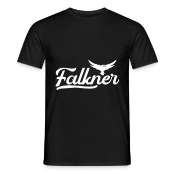 Fauconnier avec fauconnier - T-shirt homme - noir - Devant - AI Model Male 178 light (178cm)