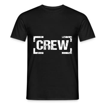 Crew Log o - Männer T-Shirt - Schwarz - Vorne - AI Model Male 178 light (178cm)