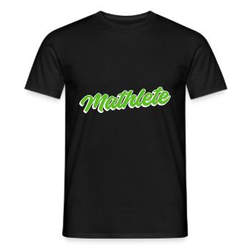 Mathled Student Scientist Gift - Men's T-Shirt - black - Front - AI Model Male 178 light (178cm)