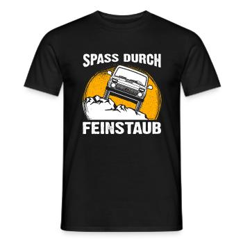 Russland Lada 4x4 Offroad Auto Spaß Feinstaub - Männer T-Shirt - Schwarz - Vorne - AI Model Male 178 light (178cm)