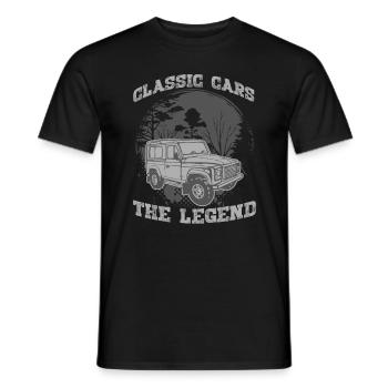 Lada Niva 4x4 Offroad Auto - Männer T-Shirt - Schwarz - Vorne - AI Model Male 178 light (178cm)