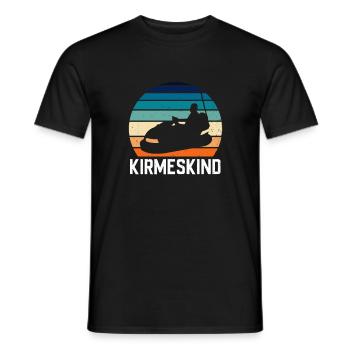 Kirmeskind fair and funfair gift - Men's T-Shirt - black - Front - AI Model Male 178 light (178cm)