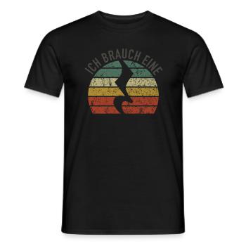 J’ai besoin d’une pause, des signes de pause musiciens - T-shirt homme - noir - Devant - AI Model Male 178 light (178cm)