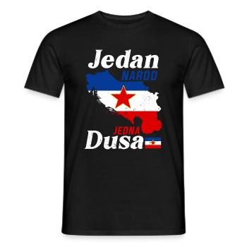 Balkan Josip Broz Tito SFRJ Jugoslawien Geschenk - Männer T-Shirt - Schwarz - Vorne - AI Model Male 178 light (178cm)